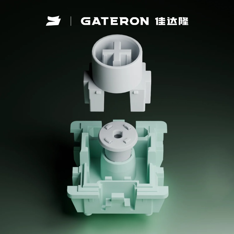 Gaming Keyboard Hall Effect Switches - GATERON Magnetic Jade Ultra switch, Linear,