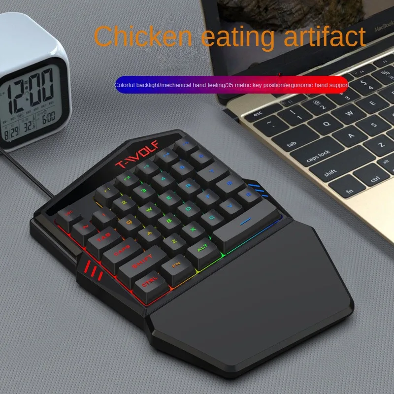 T-WOLF TF900 One Handed Keyboa - огляд і ціна Gaming Keyboard Mobile
