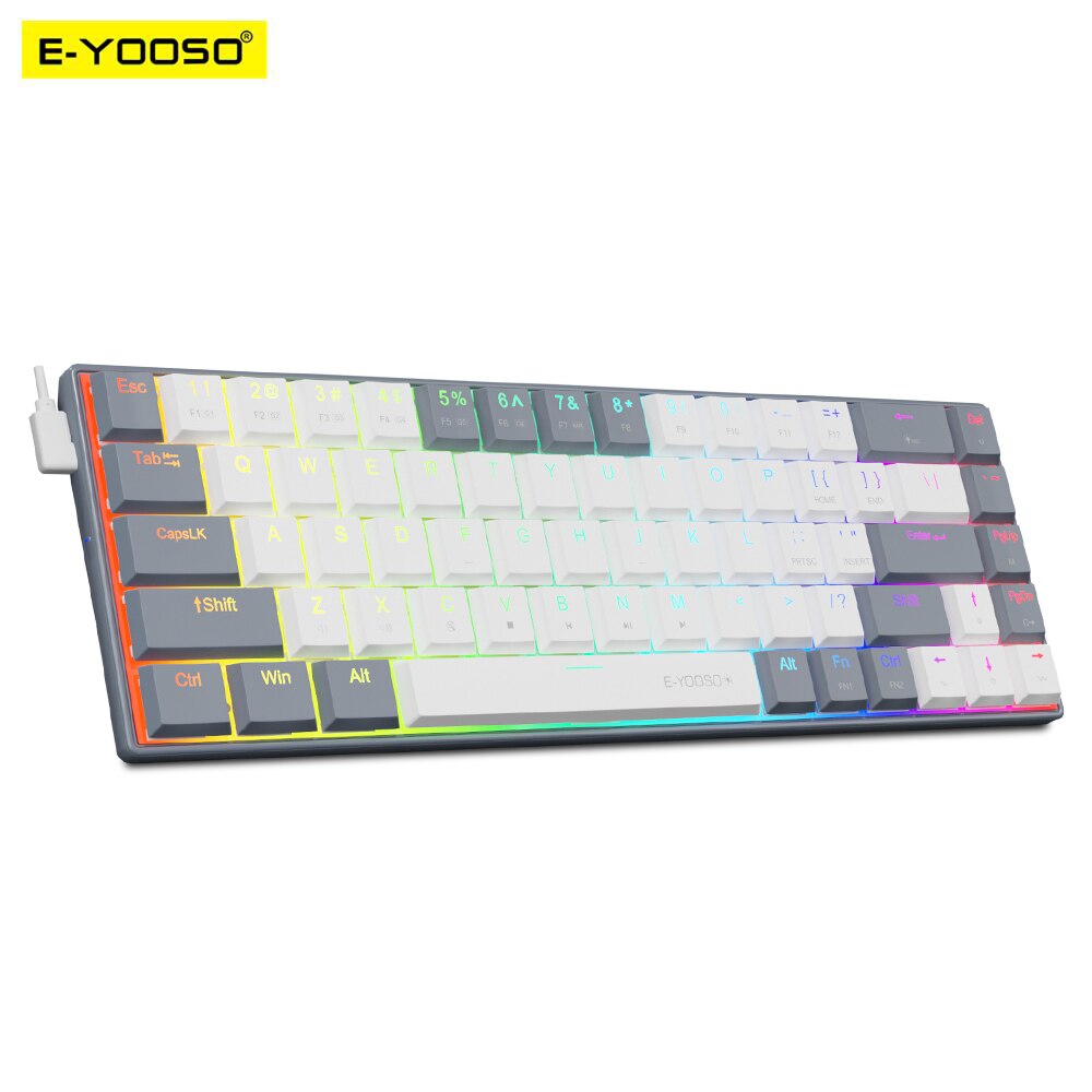 E-YOOSO A68 RGB Mini Slim USB  - огляд і ціна Gaming Keyboard E Yooso