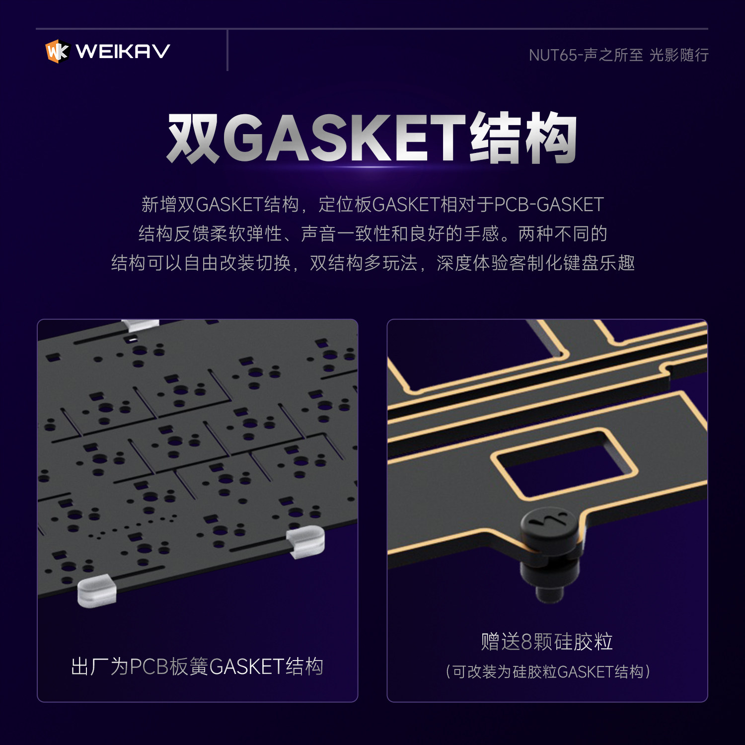 New Weikav Nut65 Aluminum Mech - огляд і ціна Gaming Keyboard Ergo