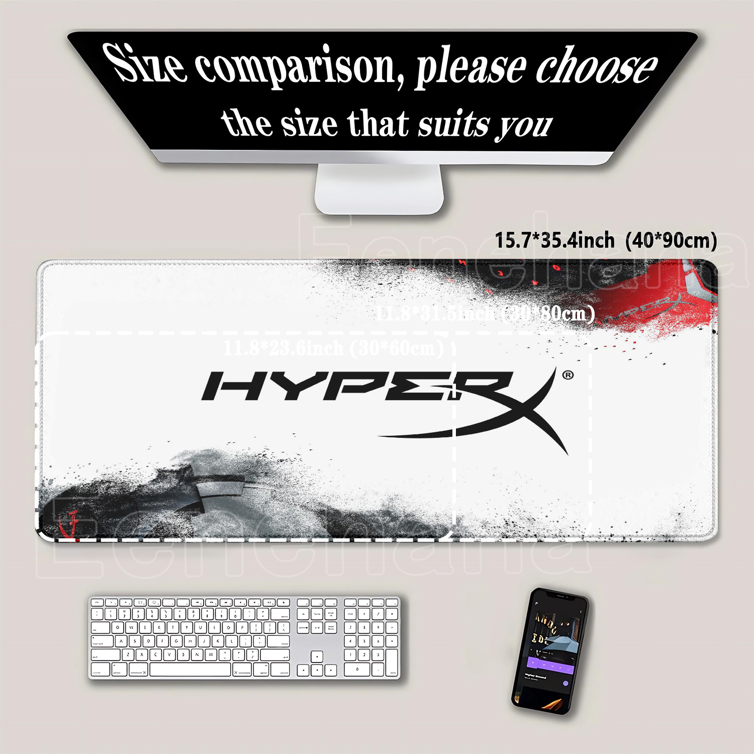 H-HyperX Mouse Pad Laptop Cool - огляд і ціна Gaming Keyboard Hyperx