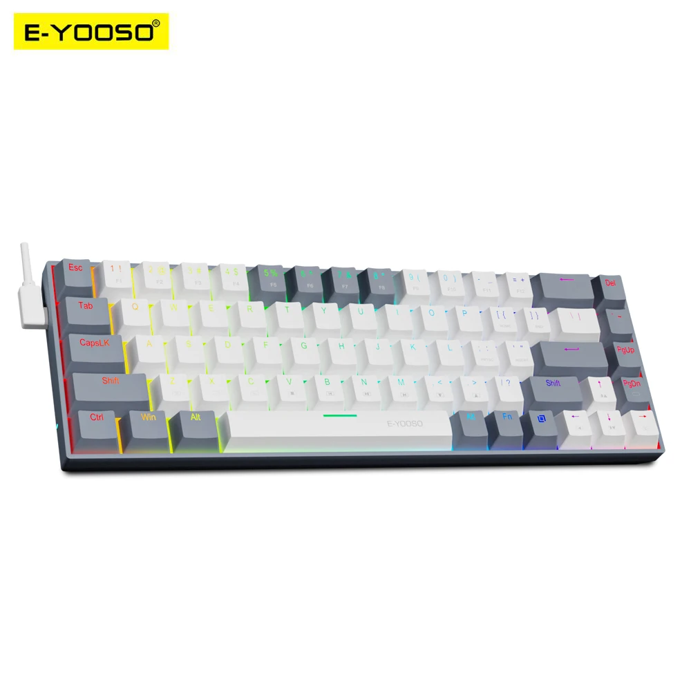 E-YOOSO Z686 RGB USB 60% Mini  - огляд і ціна Gaming Keyboard E Yooso