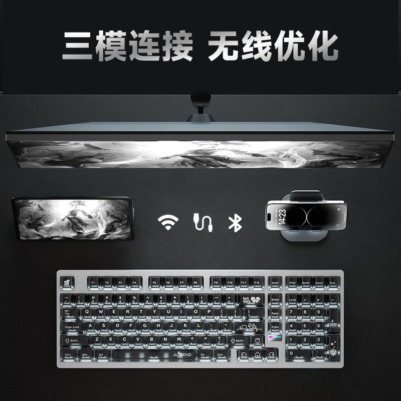Weika Max102 Aluminum Case Wir - огляд і ціна Gaming Keyboard Ergo
