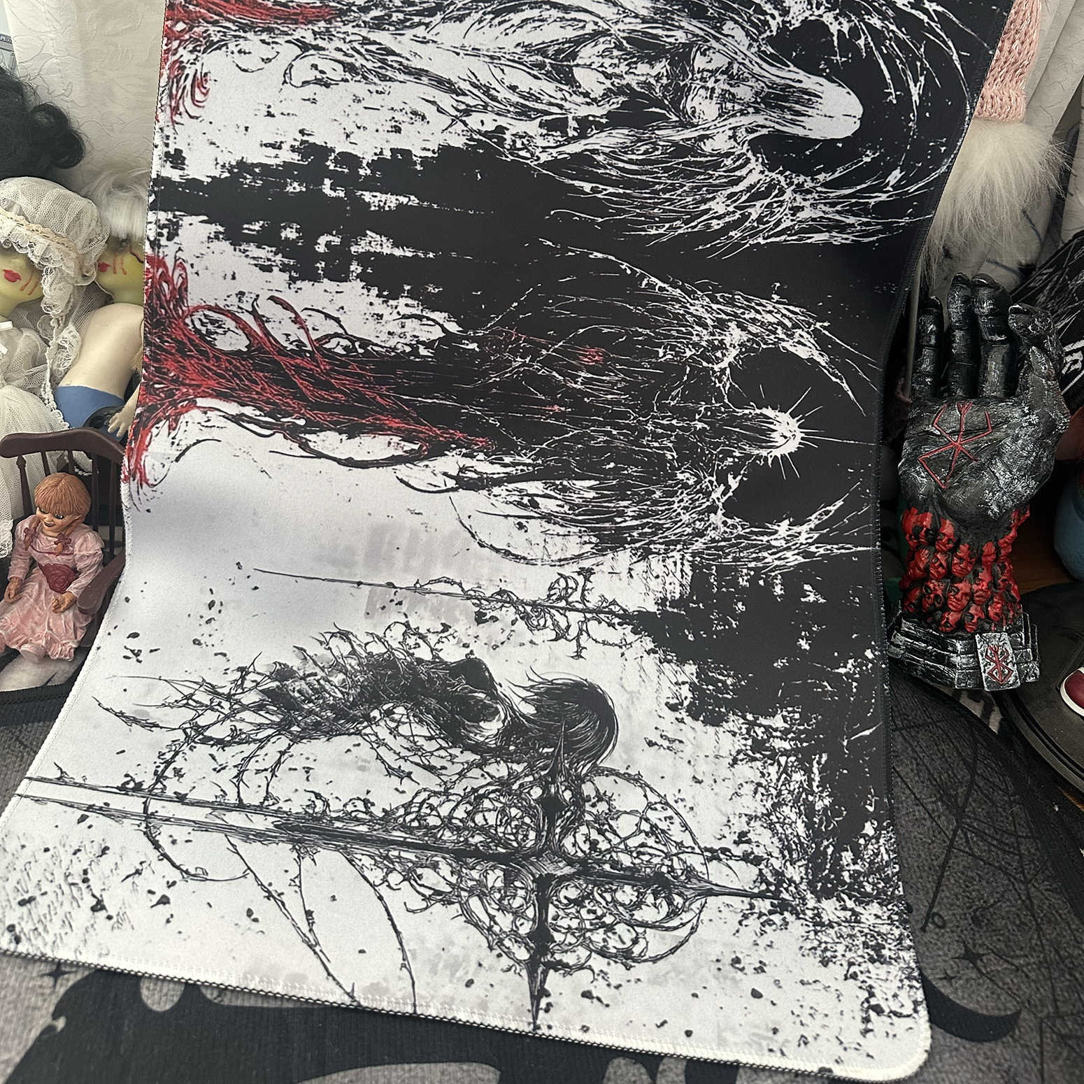Dark Angel Art Design Large Si - огляд і ціна Gaming Keyboard And Mouse Pad