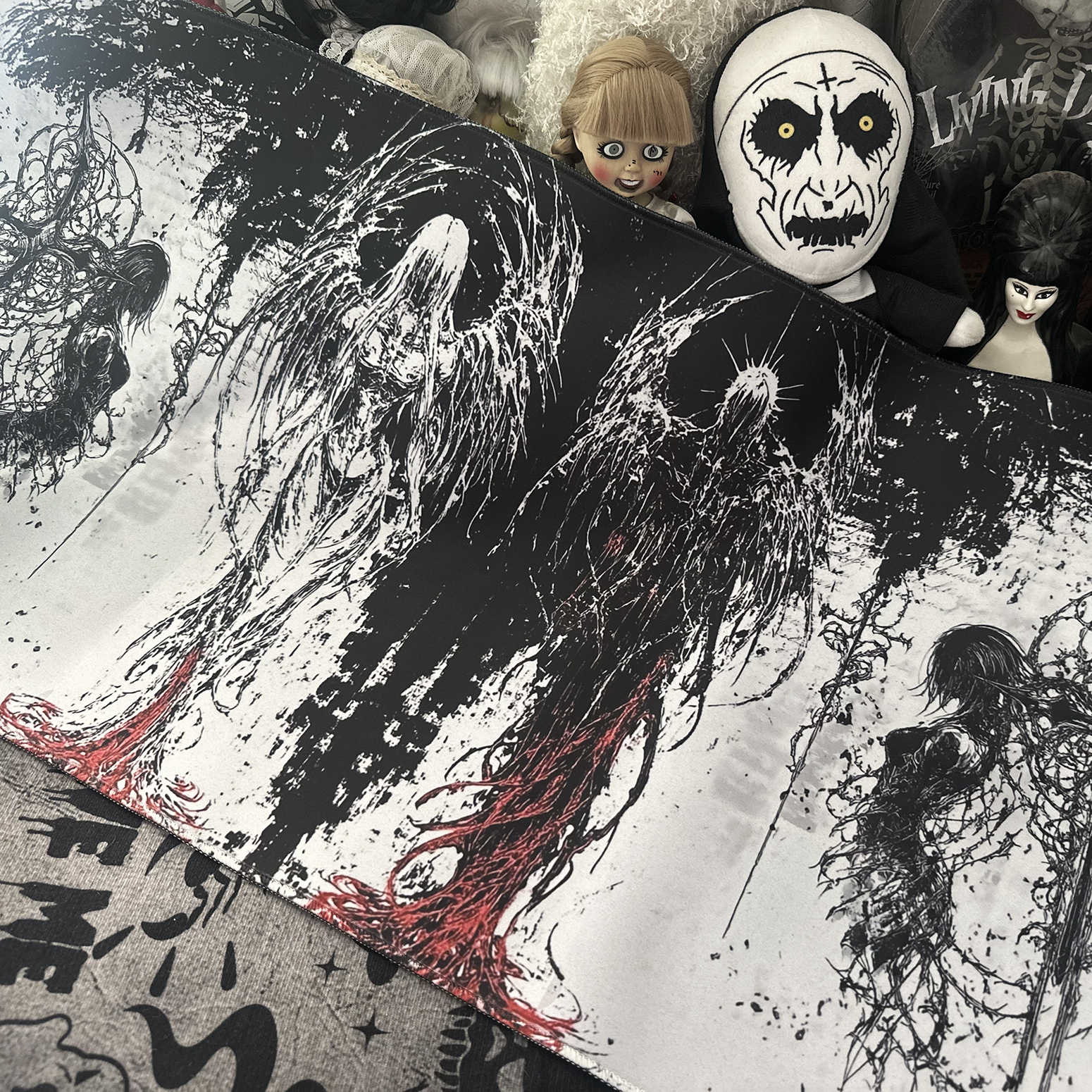 Dark Angel Art Design Large Si - огляд і ціна Gaming Keyboard And Mouse Pad