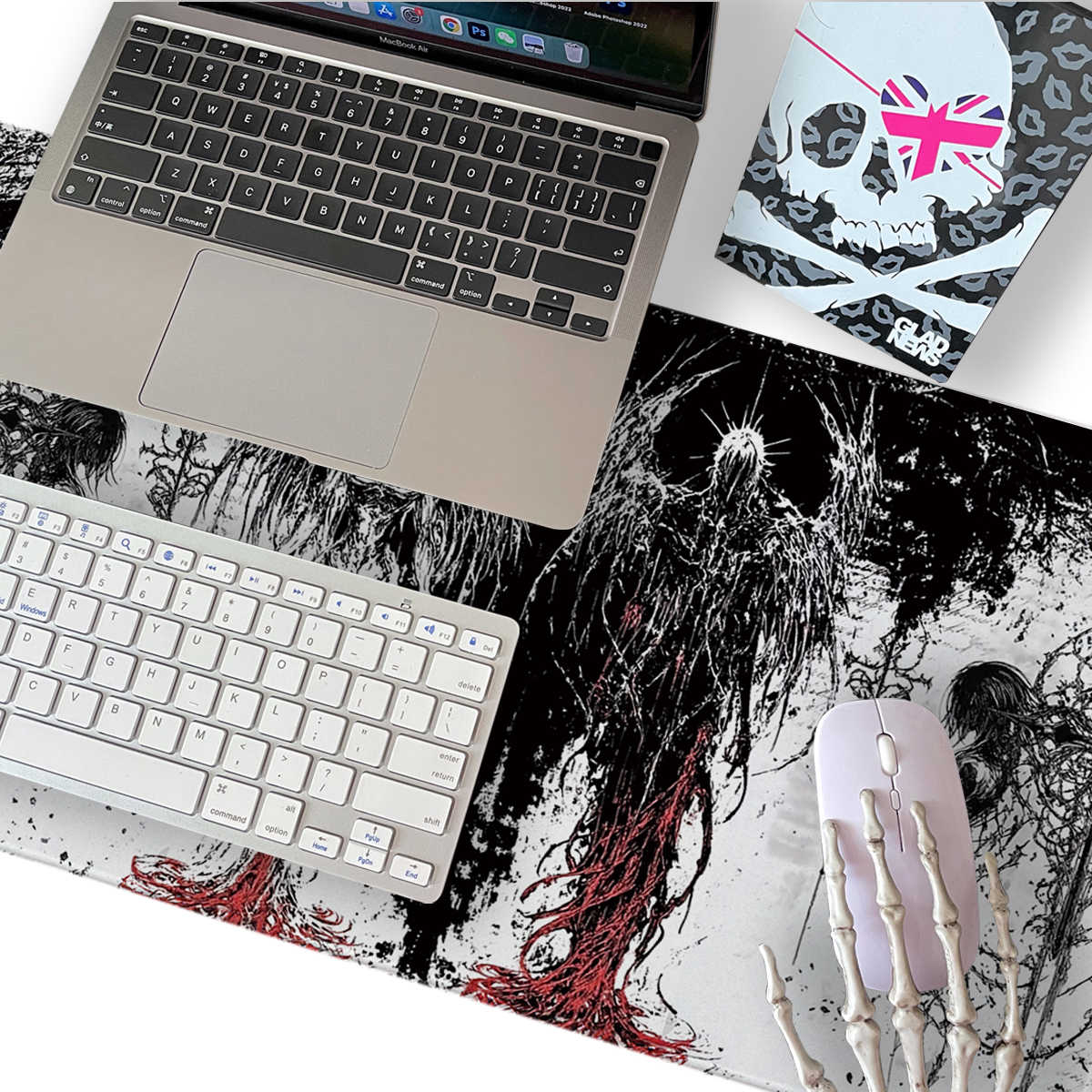 Dark Angel Art Design Large Si - огляд і ціна Gaming Keyboard And Mouse Pad
