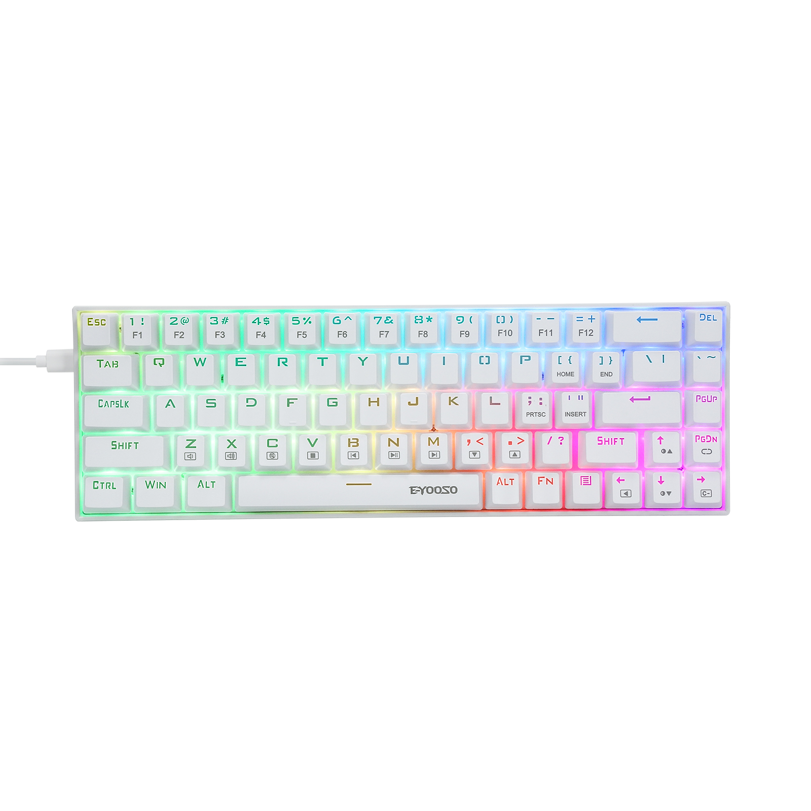 Z-686 60% Mini Mechanical Gami - огляд і ціна Gaming Keyboard E Yooso