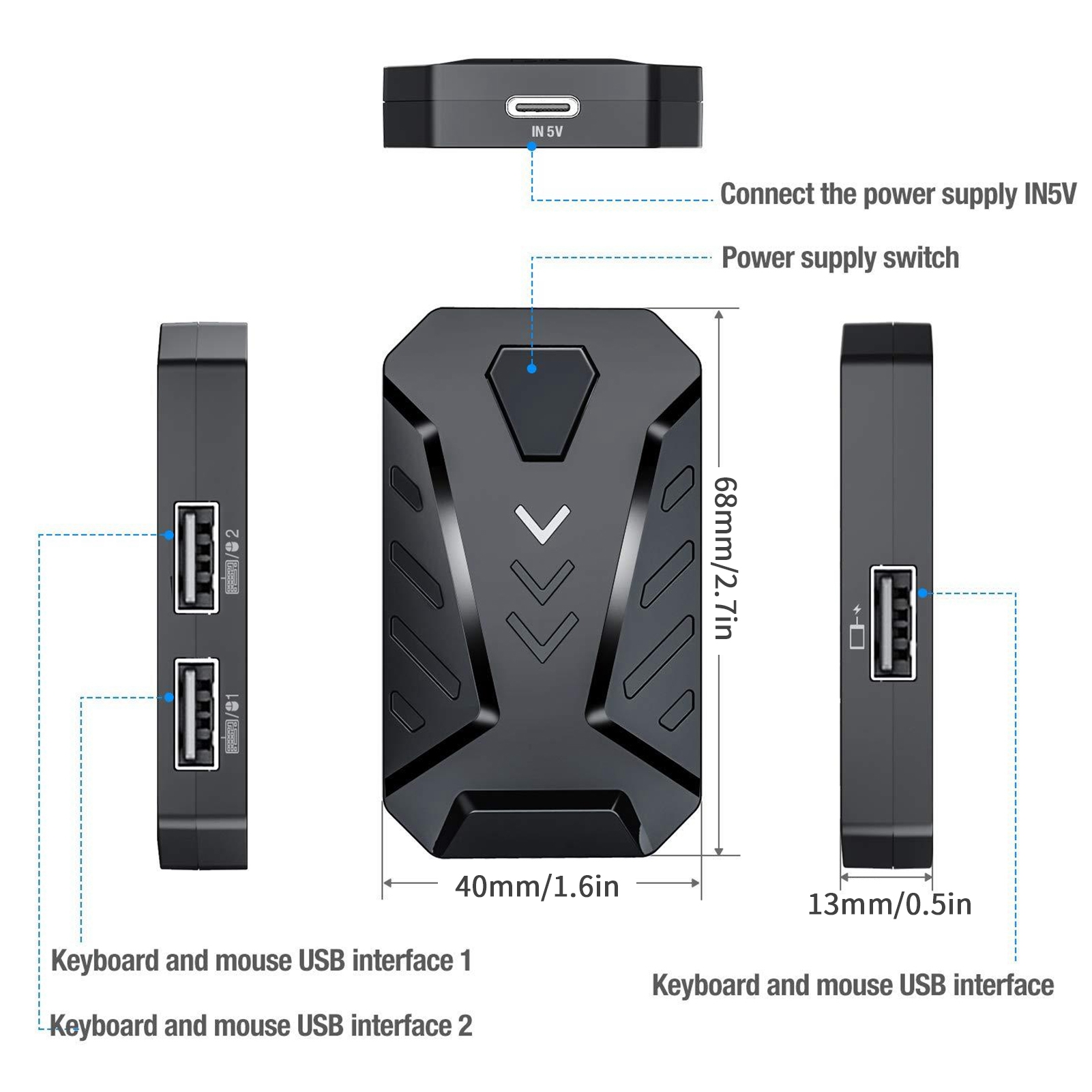 Gaming Keyboard Mouse Converte - огляд і ціна Gaming Keyboard Mobile