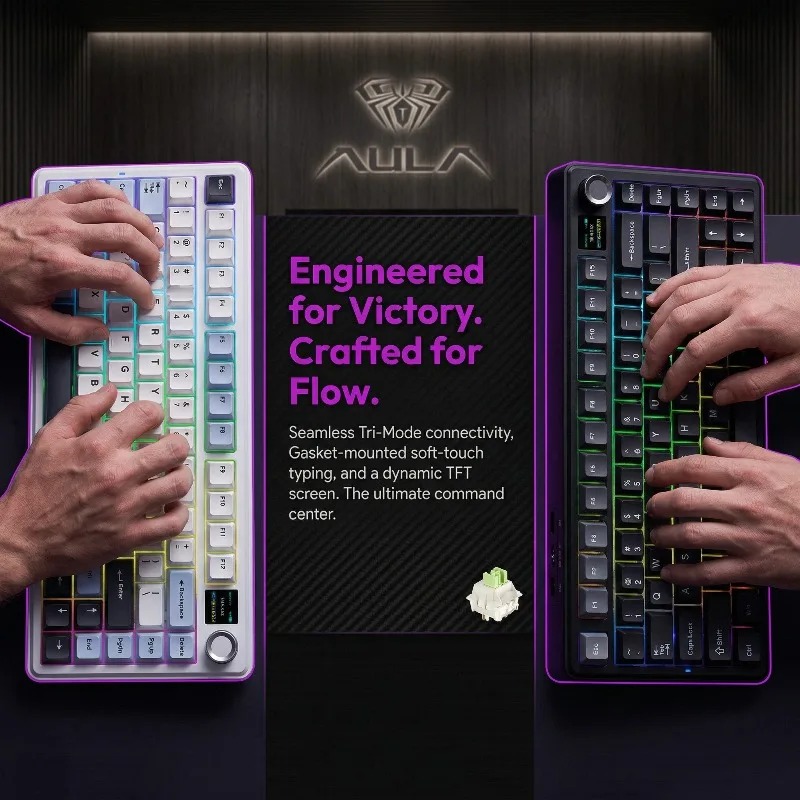 AULA F75 Max Mechanical Keyboa - огляд і ціна Gaming Keyboard Ergo