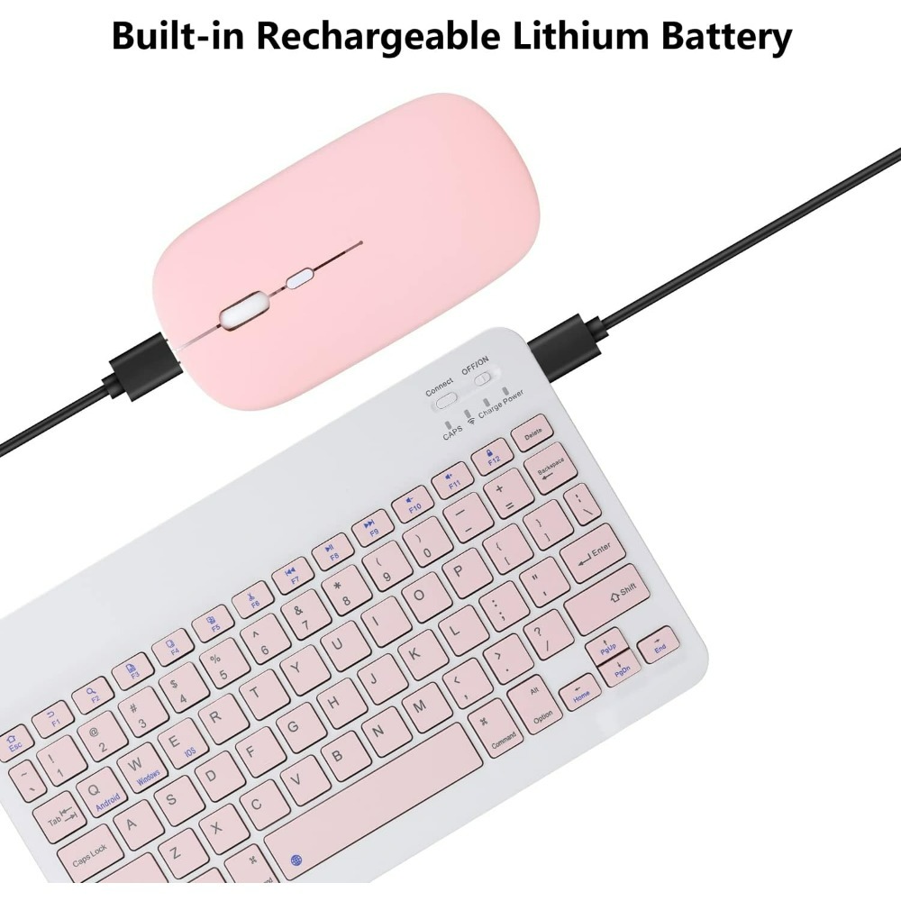 10 lnch Wireless  Bluetooth Mi - огляд і ціна Gaming Keyboard Mouse Wireless