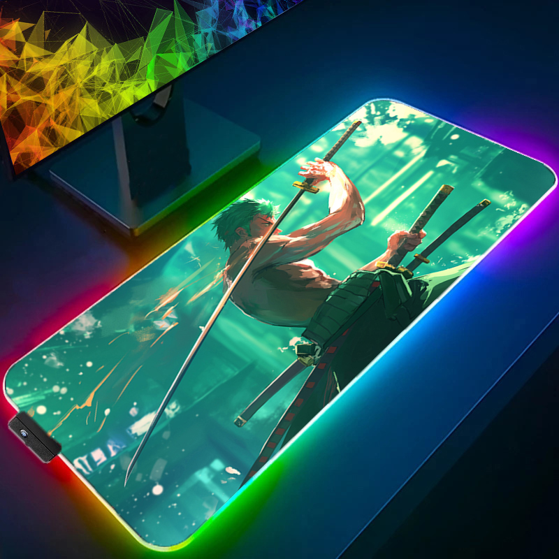 ONE PIECE Zoro Mouse Pad RGB G - огляд і ціна Gaming Keyboard Affordable