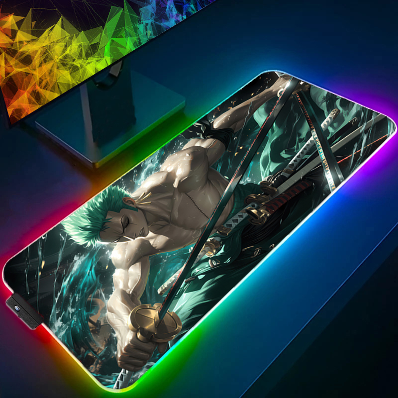 ONE PIECE Zoro Mouse Pad RGB G - огляд і ціна Gaming Keyboard Affordable