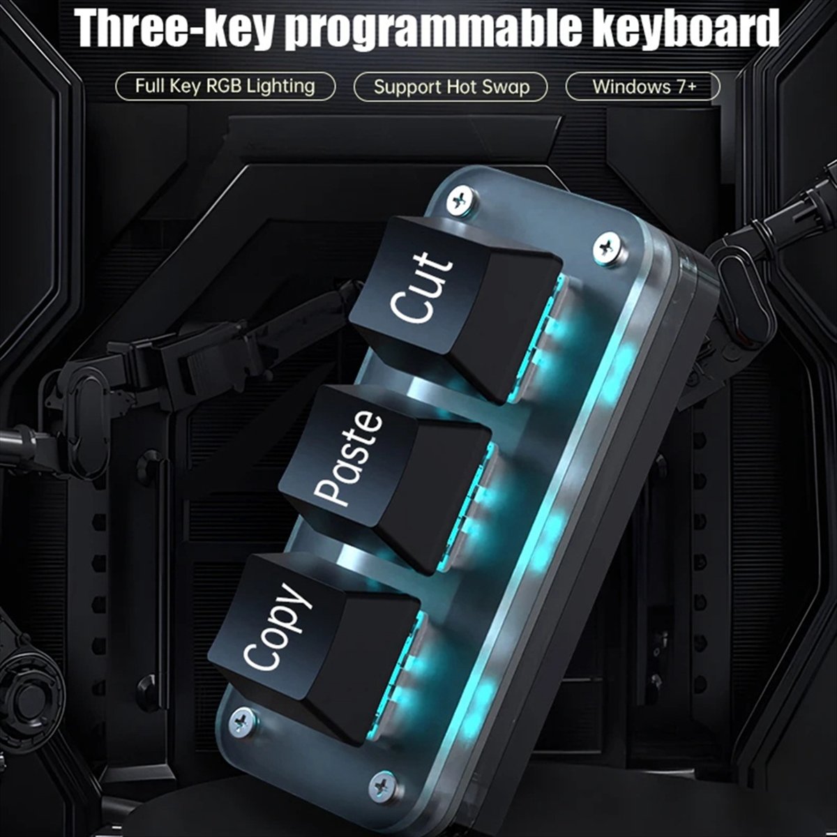 doyou 3 Keys Macro Programming - огляд і ціна Keyboard Gaming Black