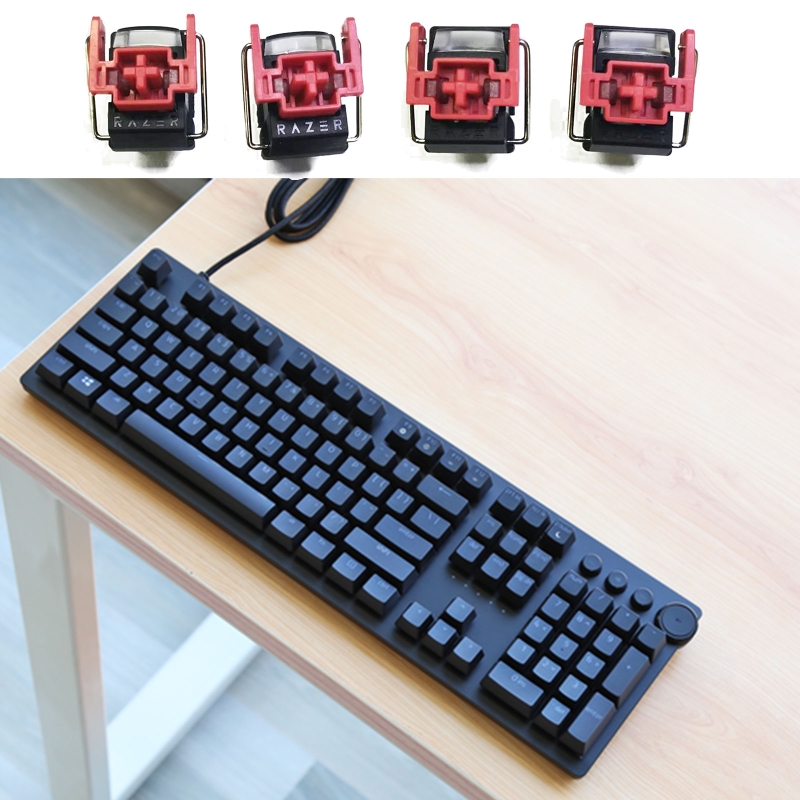 4Pcs V2 Slient Liner Red Optic - огляд і ціна Gaming Keyboard Ergo