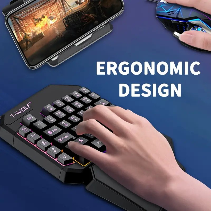 FocusOnPC TF900 2-in-1 Mobile  - огляд і ціна Gaming Keyboard 1 Hand