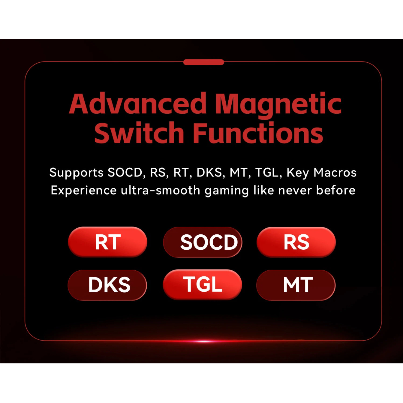 FGG MADLIONS MAD68 HE Hall Eff - огляд і ціна Gaming Keyboard Hall Effect Switches