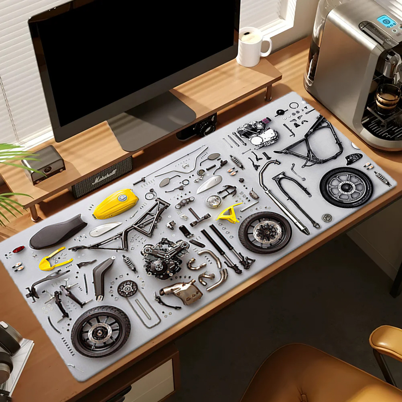 Disassembly Diagram Rubber Mou - огляд і ціна Gaming Keyboard And Mouse Pad