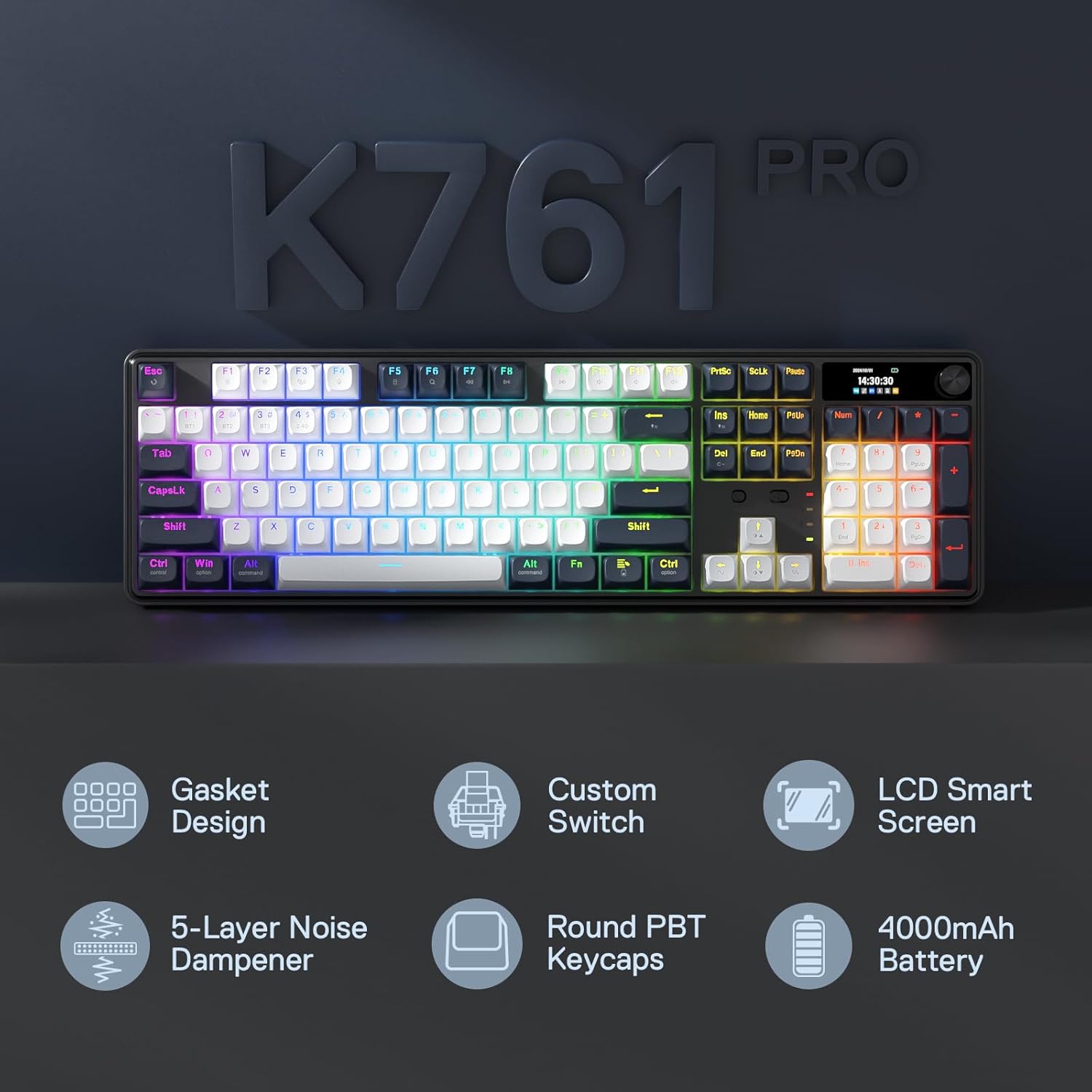 Redragon K761 Wireless Gasket  - огляд і ціна Gaming Keyboard Mobile
