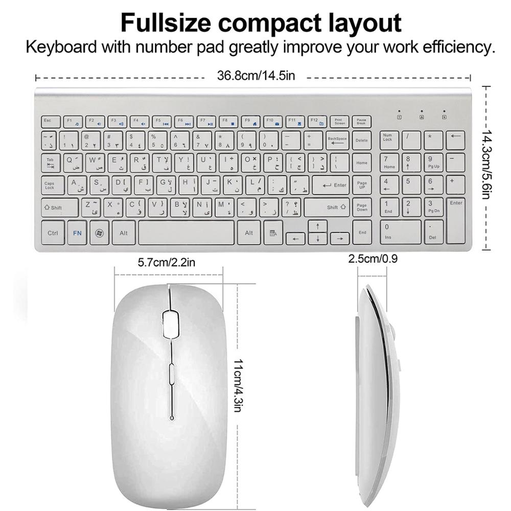 Arabic Enghish Character Slim  - огляд і ціна Gaming Keyboard Mobile
