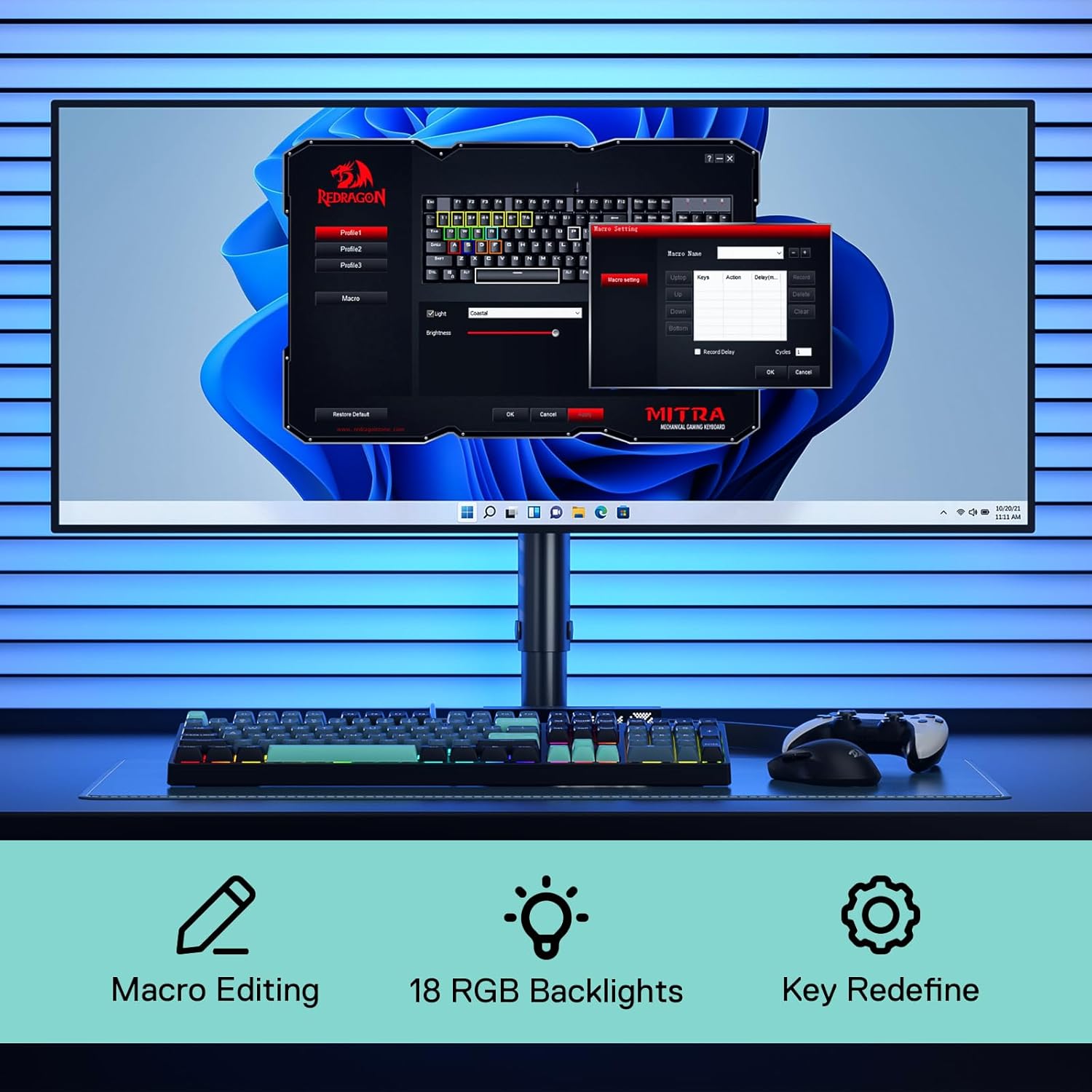 Redragon K582 SE Wired RGB 104 - огляд і ціна Gaming Keyboard Mobile