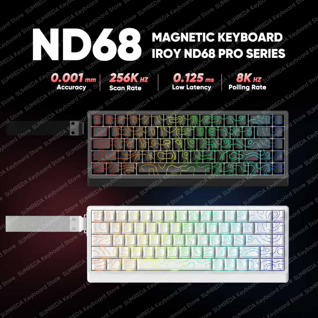 IROK ND68 ND68Pro Hall Effect  - огляд і ціна Gaming Keyboard Hall Effect Switches